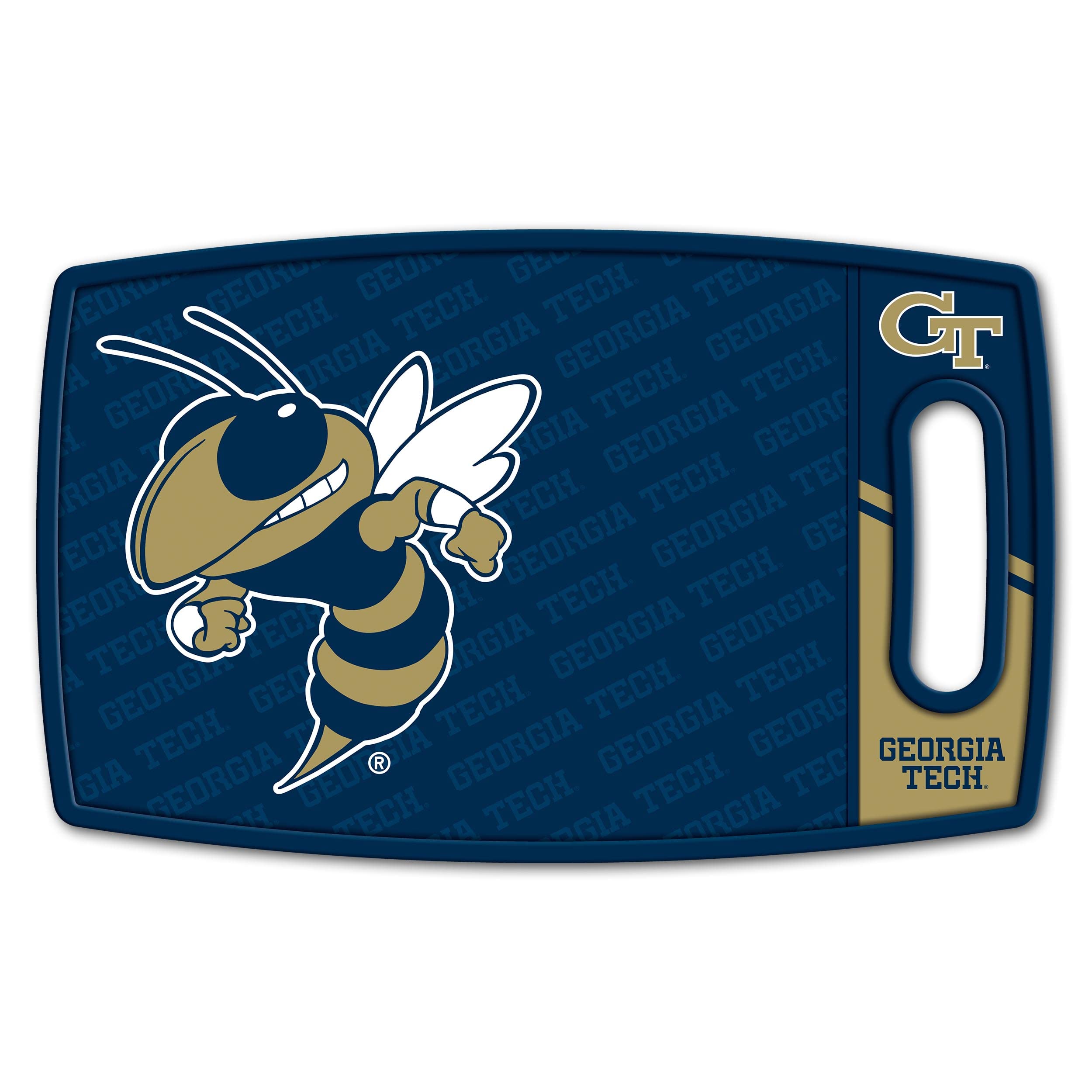 YouTheFan NCAA Georgia Tech Yellow Jackets Logo Series Cutting Board - Sports Collectibles, Sports Memorabilia, Sports Fan Shop, Sports Gifts