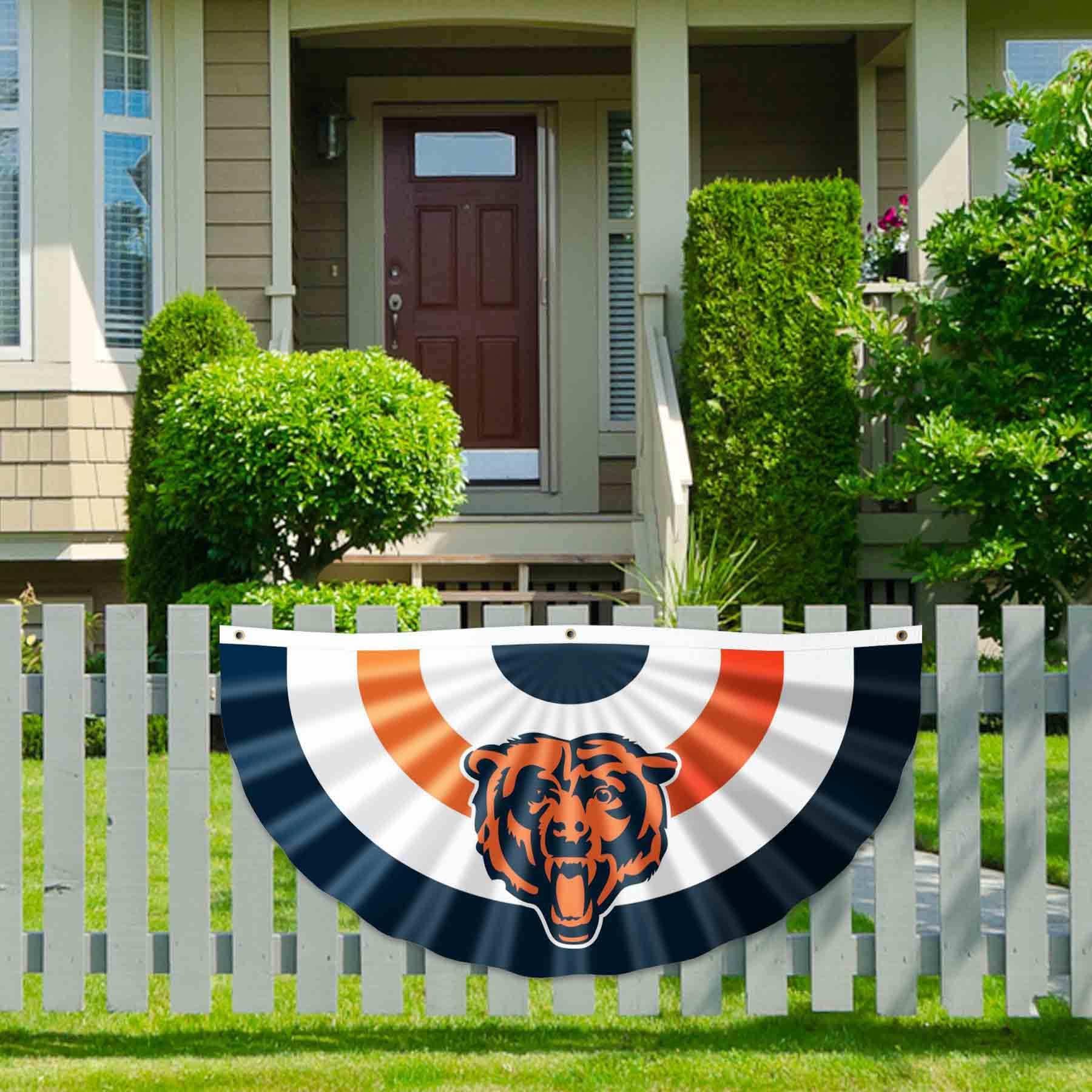 WinCraft Chicago Bears Bunting Pleated Fan Banners - Sports Collectibles, Sports Memorabilia, Sports Fan Shop, Sports Gifts