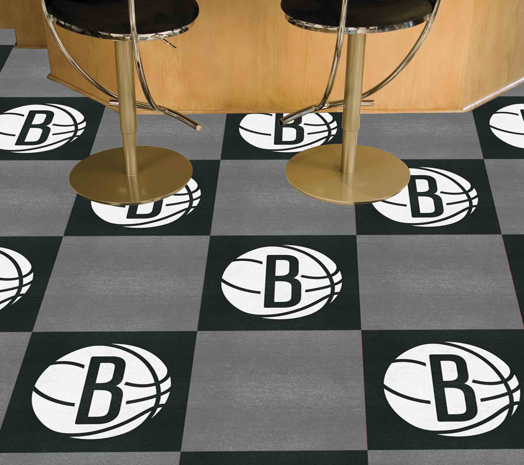 NBA - Brooklyn Nets Team Carpet Tiles - Sports Gifts, Sports Memorabilia, Sports Collectibles, Fan Shop