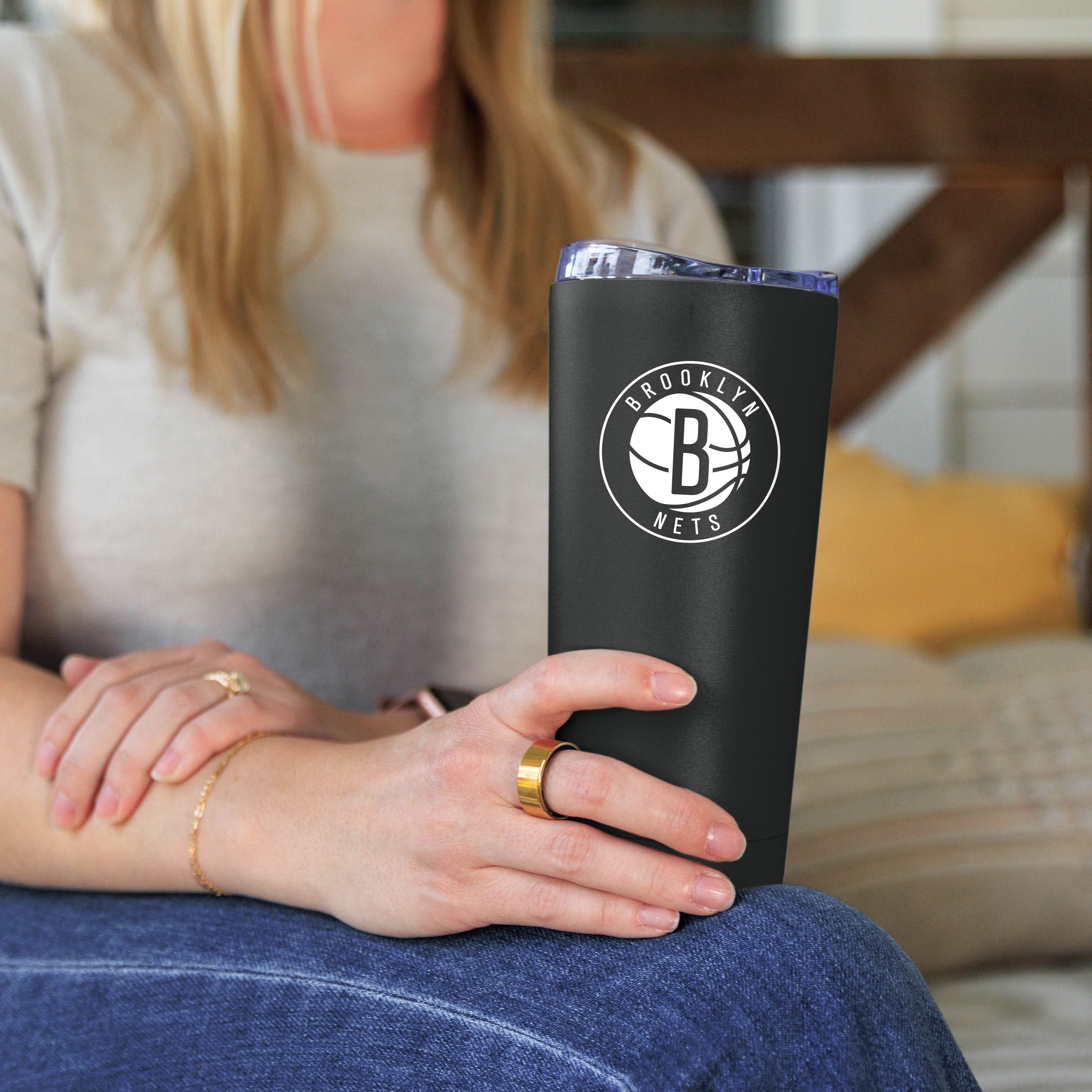 Brooklyn Nets 20oz Flipside Powder Coat Tumbler - Sports Gifts, Sports Memorabilia, Sports Collectibles, Fan Shop