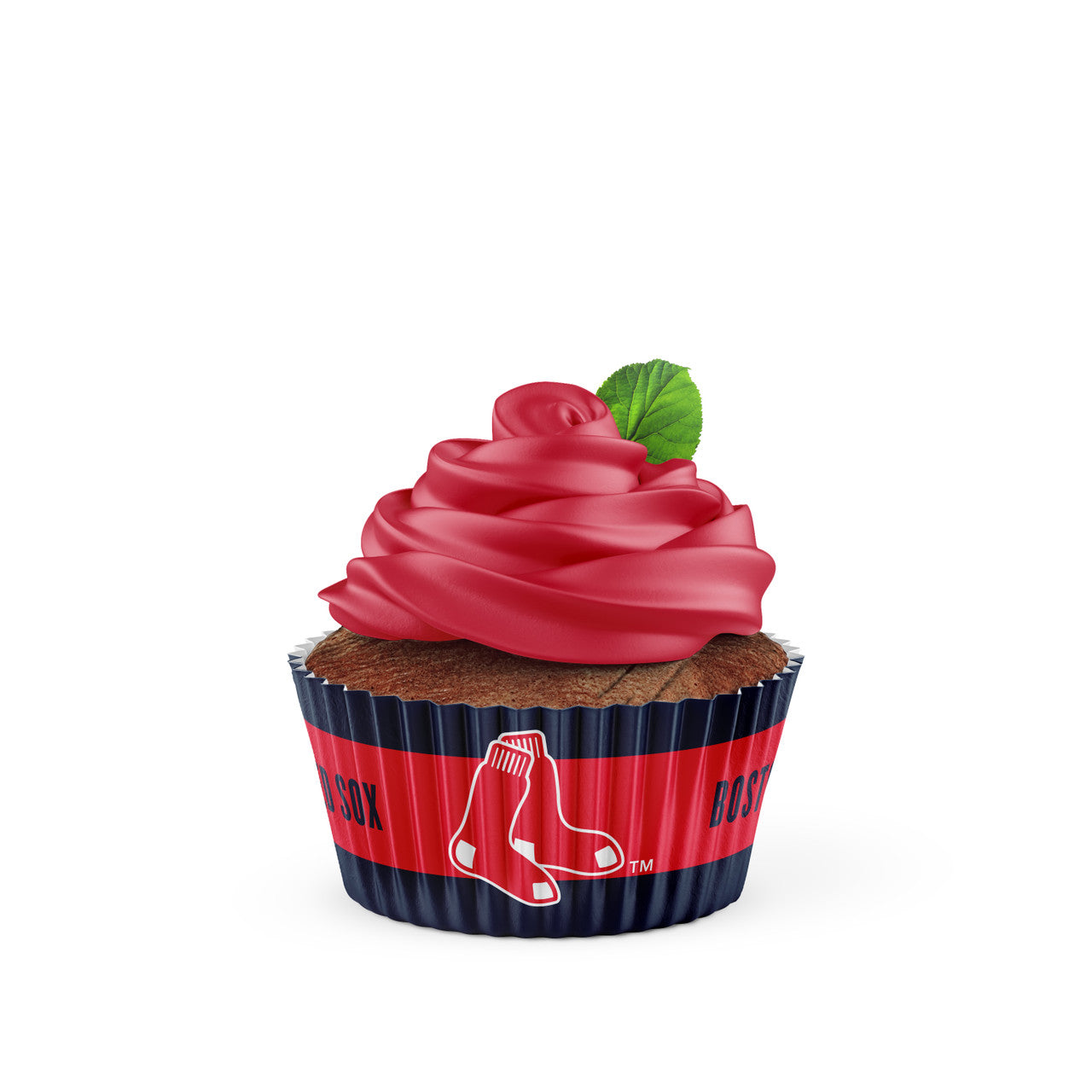 Boston Red Sox Baking Cups Large 50 Pack - Sports Collectibles, Sports Memorabilia, Sports Fan Shop, Sports Gifts