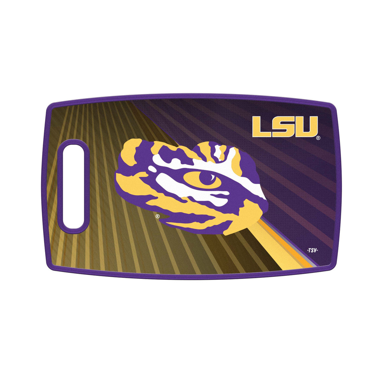 LSU Tigers Cutting Board Large - Sports Collectibles, Sports Memorabilia, Sports Fan Shop, Sports Gifts