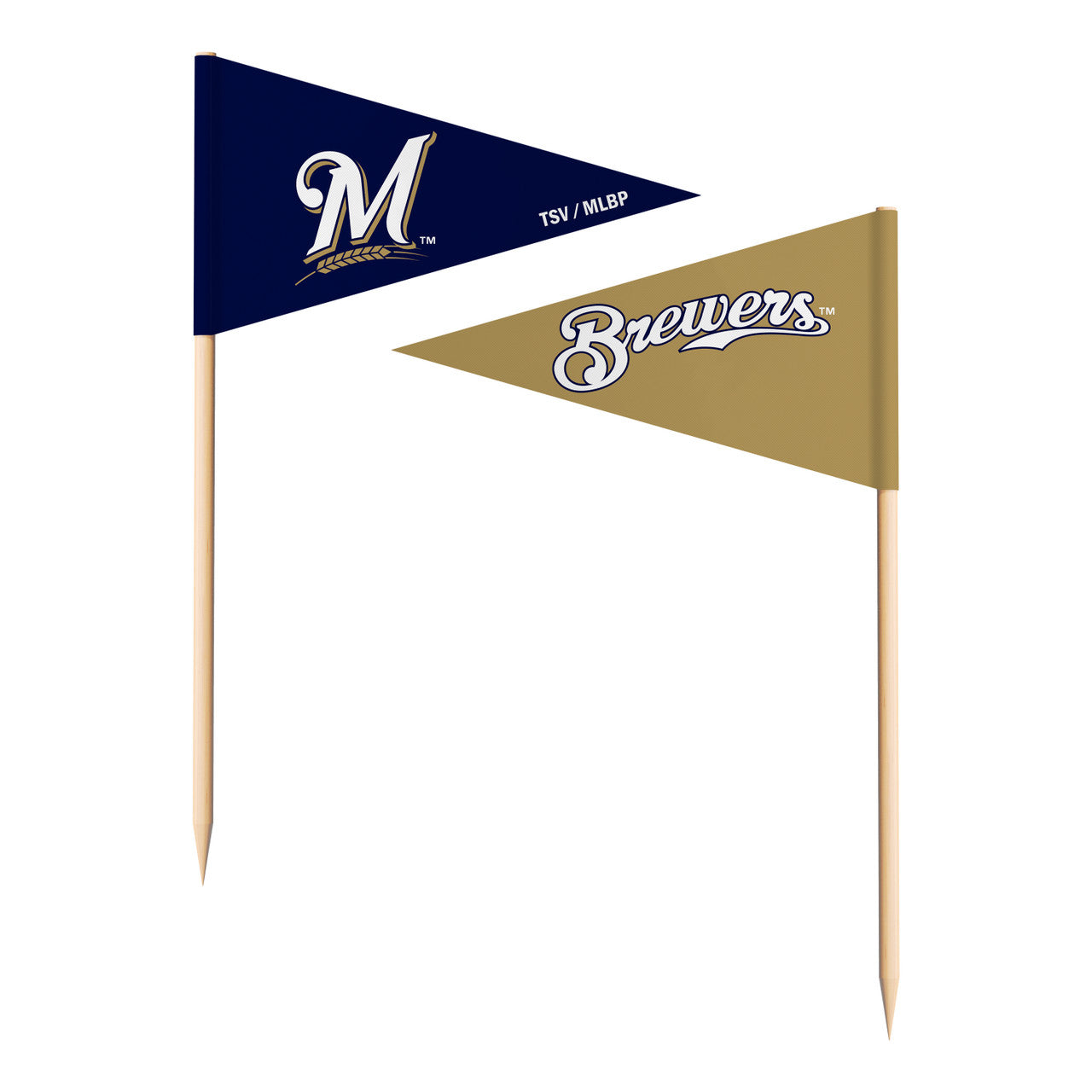 Milwaukee Brewers Toothpick Flags - Sports Collectibles, Sports Memorabilia, Sports Fan Shop, Sports Gifts