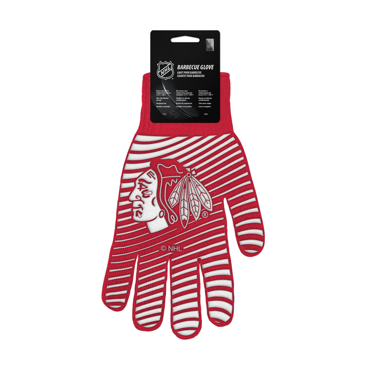 Chicago Blackhawks Glove BBQ Style - Sports Collectibles, Sports Memorabilia, Sports Fan Shop, Sports Gifts