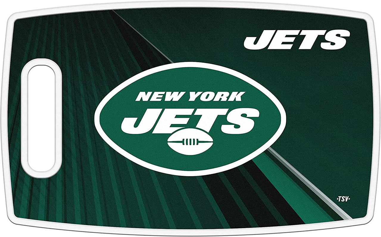 New York Jets Cutting Board Large Alternate - Sports Collectibles, Sports Memorabilia, Sports Fan Shop, Sports Gifts