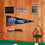 College Flags & Banners Co. Liberty Flames Pennant Flag and Wall Tack Mount Pads - Sports Collectibles, Sports Memorabilia, Sports Fan Shop, Sports Gifts
