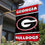 College Flags & Banners Co. Georgia Bulldogs G Two Sided and Double Sided House Flag - Sports Collectibles, Sports Memorabilia, Sports Fan Shop, Sports Gifts