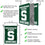 MSU Spartans Garden Flag and Yard Banner - Sports Collectibles, Sports Memorabilia, Sports Fan Shop, Sports Gifts