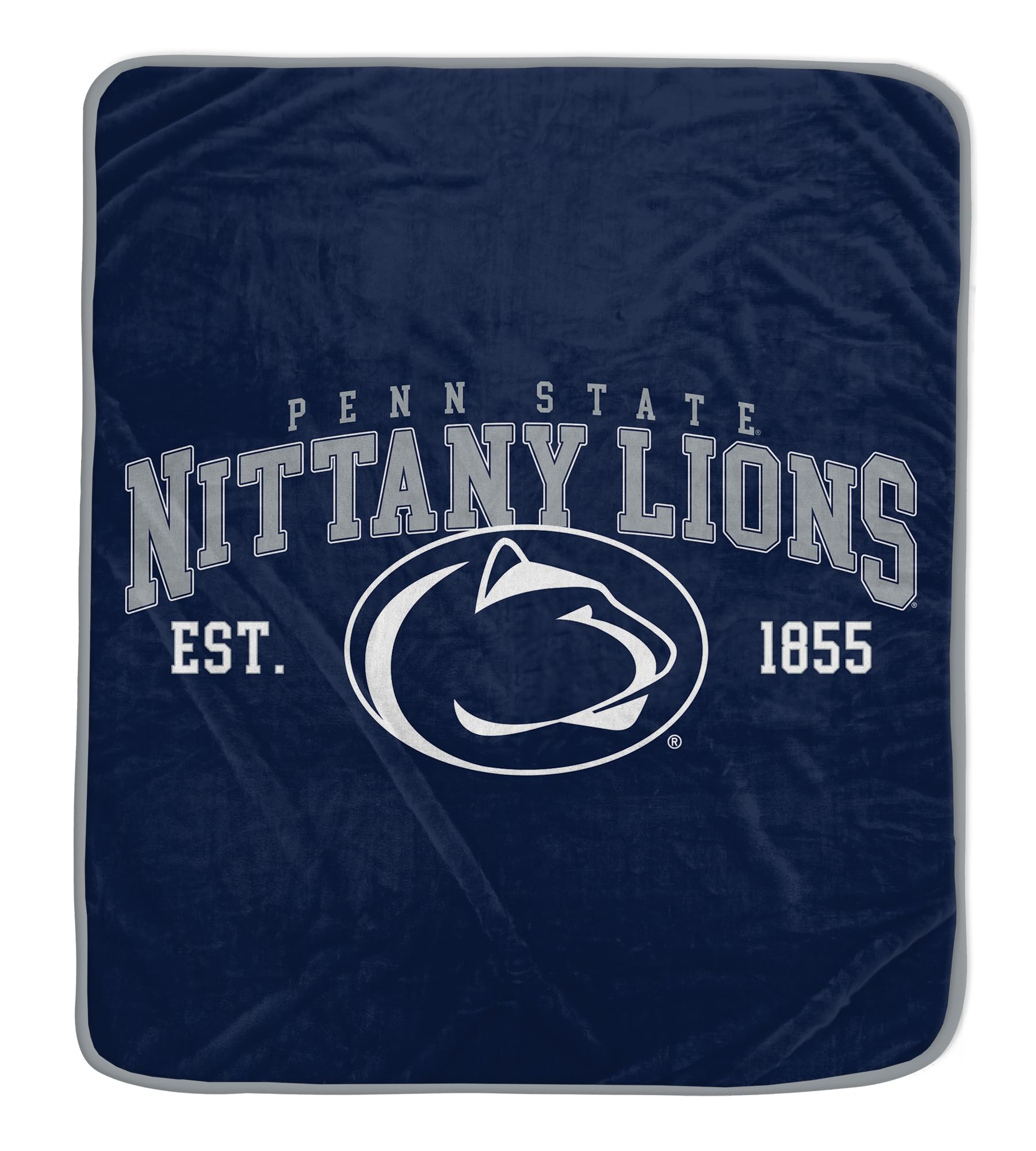 NCAA Penn State Nittany Lions Vintage Arch Block Ultra Soft Blanket - Sports Gifts, Sports Memorabilia, Sports Collectibles, Fan Shop