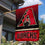 WinCraft Arizona Diamondbacks Double Sided House Flag - Sports Collectibles, Sports Memorabilia, Sports Fan Shop, Sports Gifts