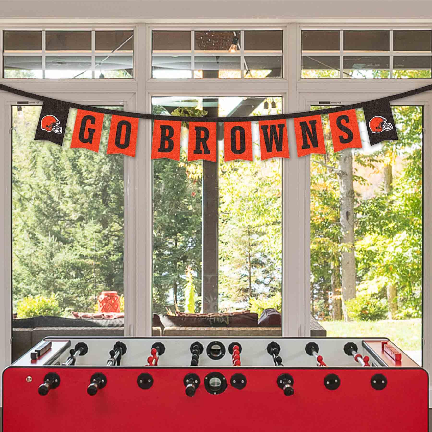 WinCraft Cleveland Browns Banner String Pennant Flags - Sports Collectibles, Sports Memorabilia, Sports Fan Shop, Sports Gifts