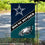 WinCraft House Divided Cowboys and Eagles Double Sided Garden Flag - Sports Collectibles, Sports Memorabilia, Sports Fan Shop, Sports Gifts