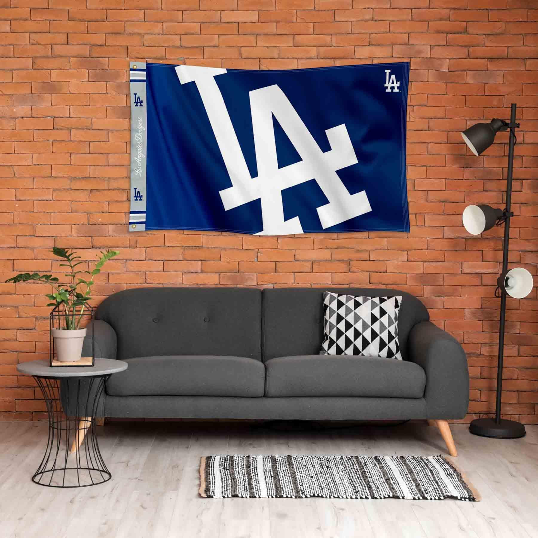 WinCraft Los Angeles Dodgers Printed Header Flag 3x5 Banner - Sports Collectibles, Sports Memorabilia, Sports Fan Shop, Sports Gifts