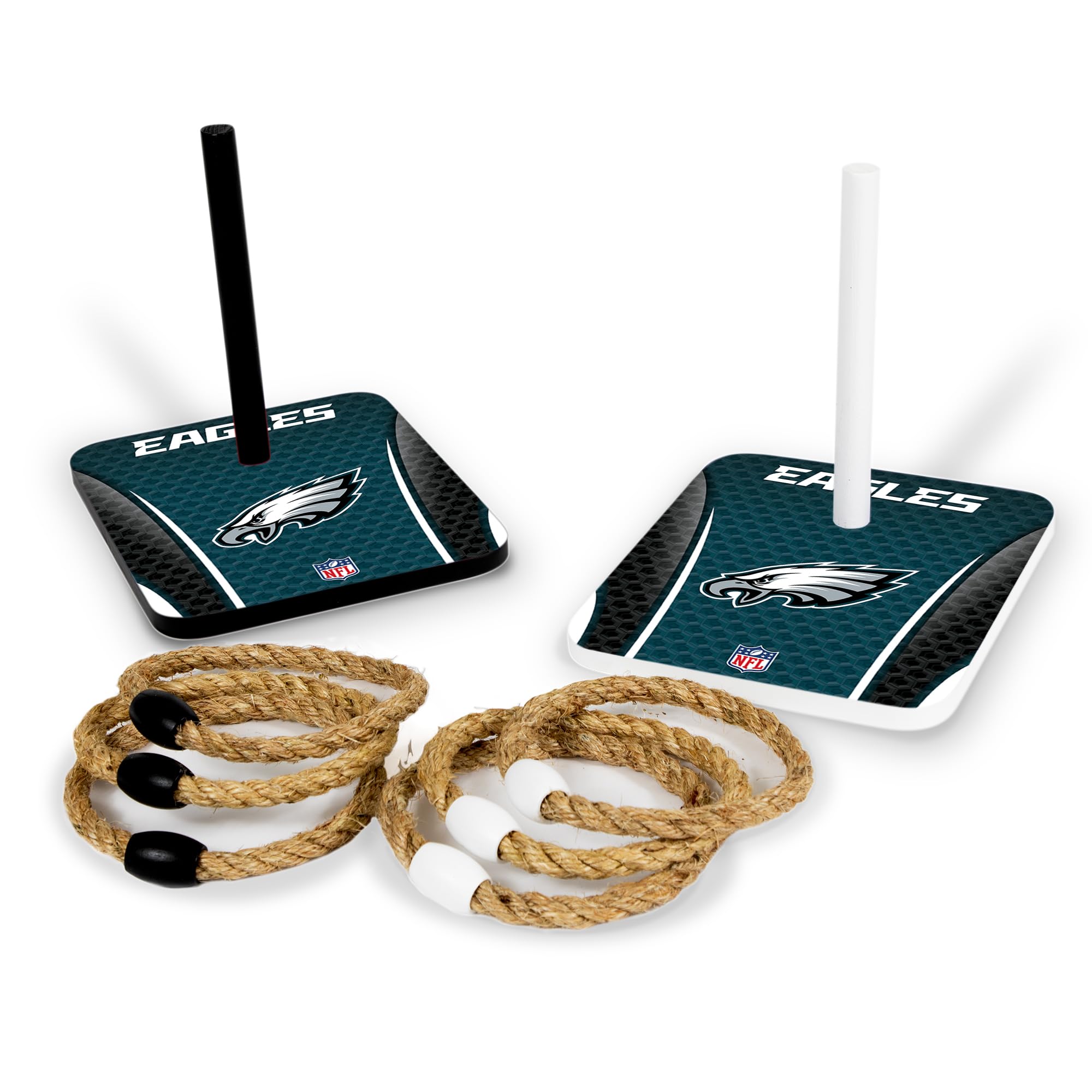Wild Sports NFL Quoits Set with Direct Print HD Team Graphics – Tailgate Ring Toss Game – Great Gift for Any Football Fan! Ring Toss Family Outdoor Games for The Beach, BBQ, or Tailgate Party - Sports Collectibles, Sports Memorabilia, Sports Fan Shop, Sports Gifts