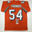 Autographed/Signed Zach Thomas Miami Orange Football Jersey JSA COA