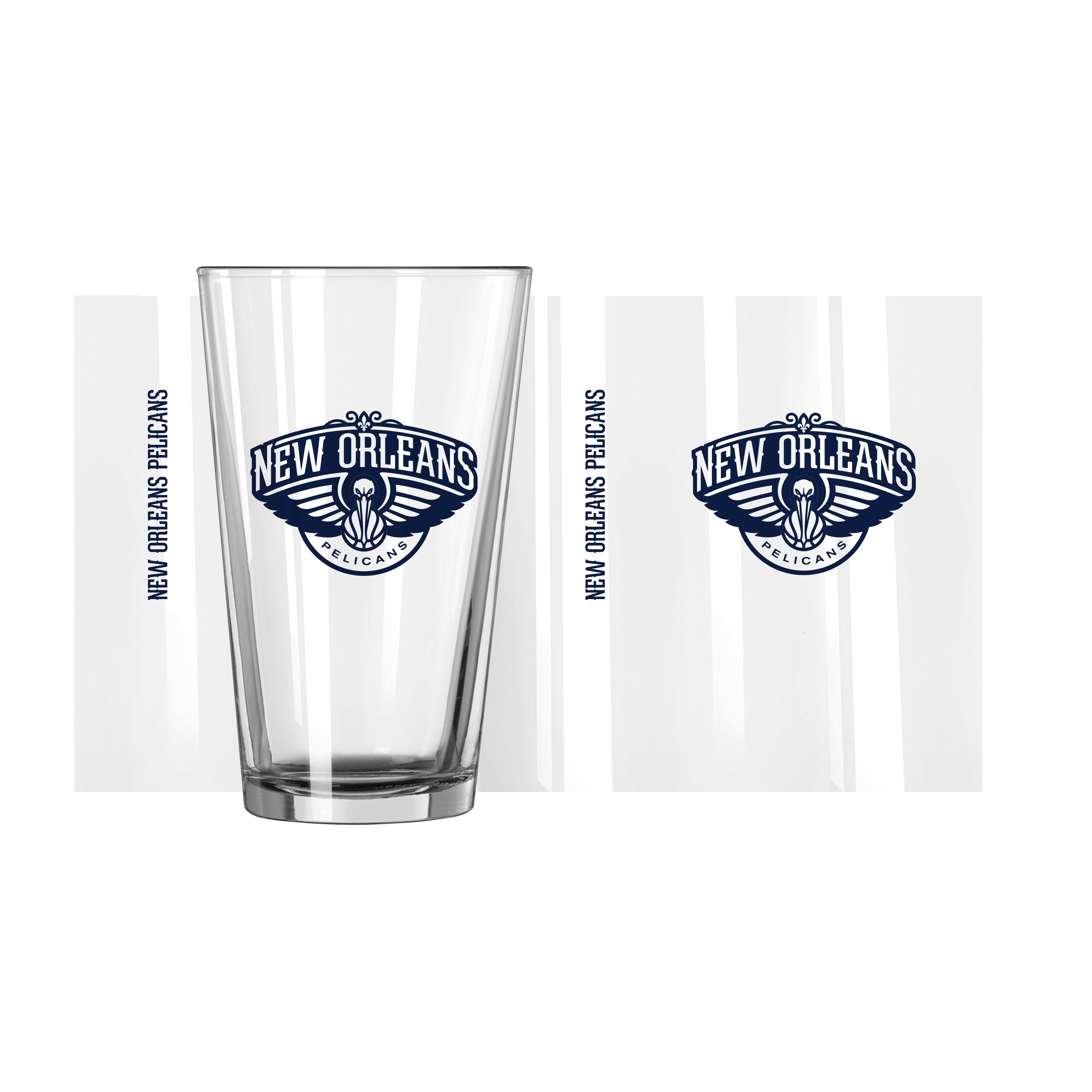 New Orleans Pelicans 16oz Gameday Pint Glass - Sports Gifts, Sports Memorabilia, Sports Collectibles, Fan Shop
