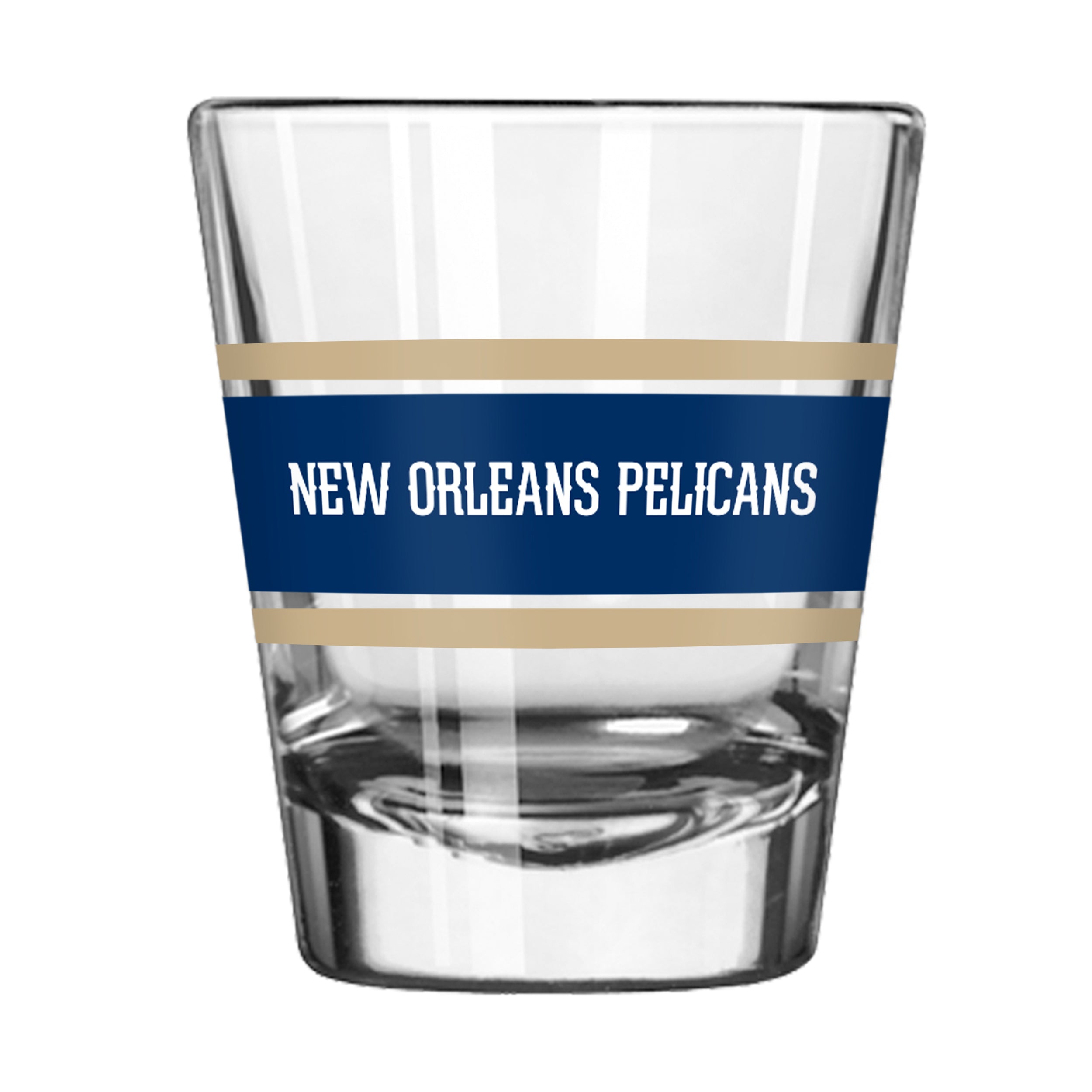 New Orleans Pelicans 2oz Stripe Shot Glass