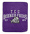 NCAA TCU Horned Frogs Vintage Arch Block Ultra Soft Blanket - Sports Gifts, Sports Memorabilia, Sports Collectibles, Fan Shop