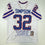 Autographed/Signed OJ O.J. Simpson Buffalo White Stat Football Jersey JSA COA