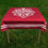 College Flags & Banners Co. Indiana Hoosiers National Champions 2025 Logo Tablecloth or Table Overlay - Sports Gifts, Sports Memorabilia, Sports Collectibles, Fan Shop