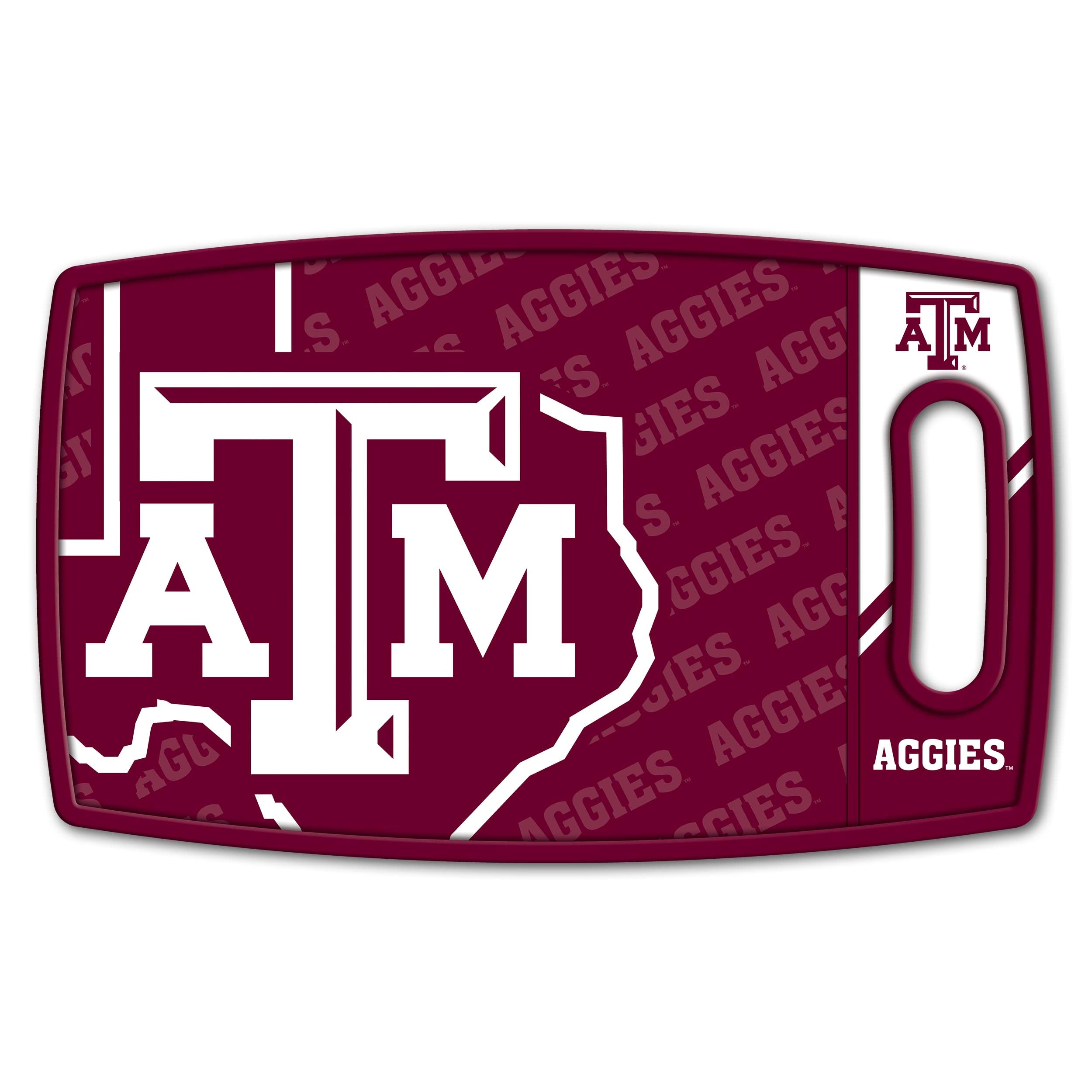 YouTheFan NCAA Texas A&M Aggies Logo Series Cutting Board - Sports Collectibles, Sports Memorabilia, Sports Fan Shop, Sports Gifts