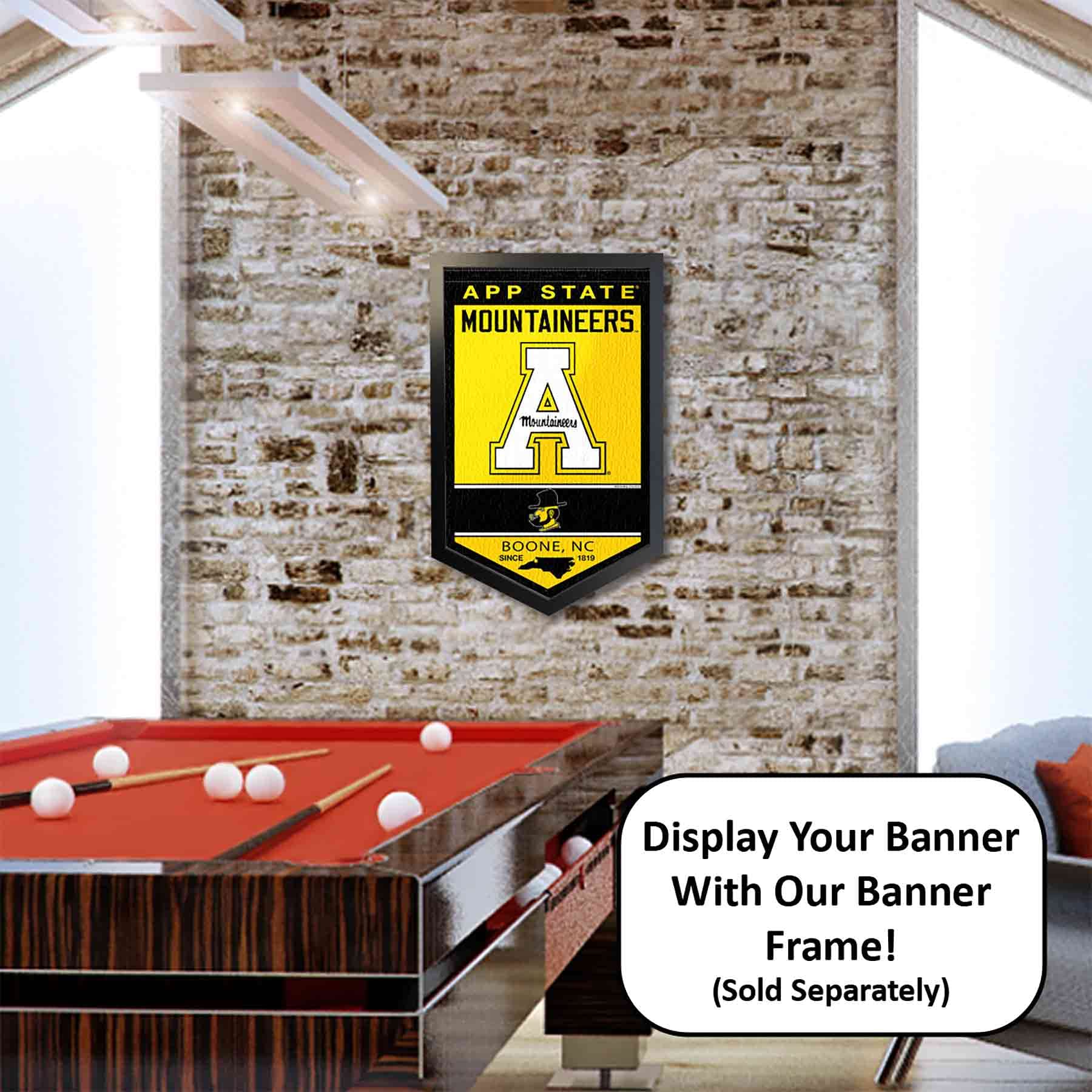 College Flags & Banners Co. Appalachian State Mountaineers Heritage History Banner Pennant - Sports Collectibles, Sports Memorabilia, Sports Fan Shop, Sports Gifts
