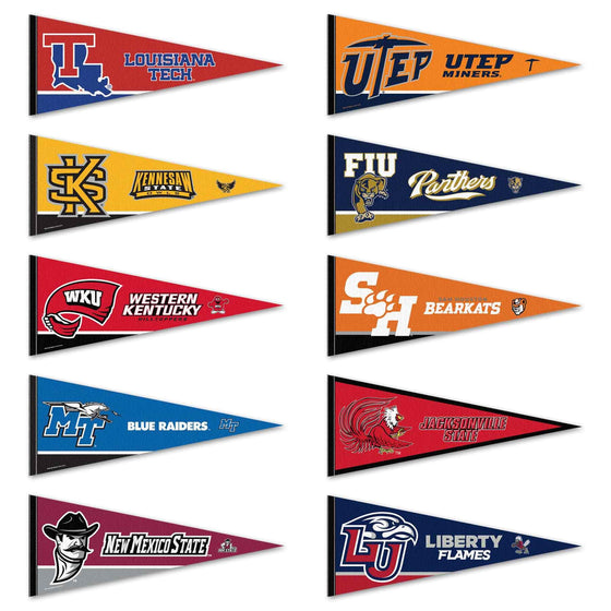 Conference USA College Pennant Set - Sports Collectibles, Sports Memorabilia, Sports Fan Shop, Sports Gifts