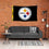 WinCraft Pittsburgh Steelers Printed Header 3x5 Foot Banner Flag - Sports Collectibles, Sports Memorabilia, Sports Fan Shop, Sports Gifts