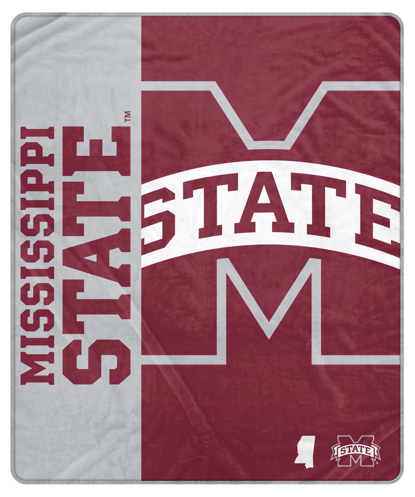 Proformance Home NCAA Mississippi State Bulldogs Endzone Ultra Soft Tailgate Throw - Sports Gifts, Sports Memorabilia, Sports Collectibles, Fan Shop