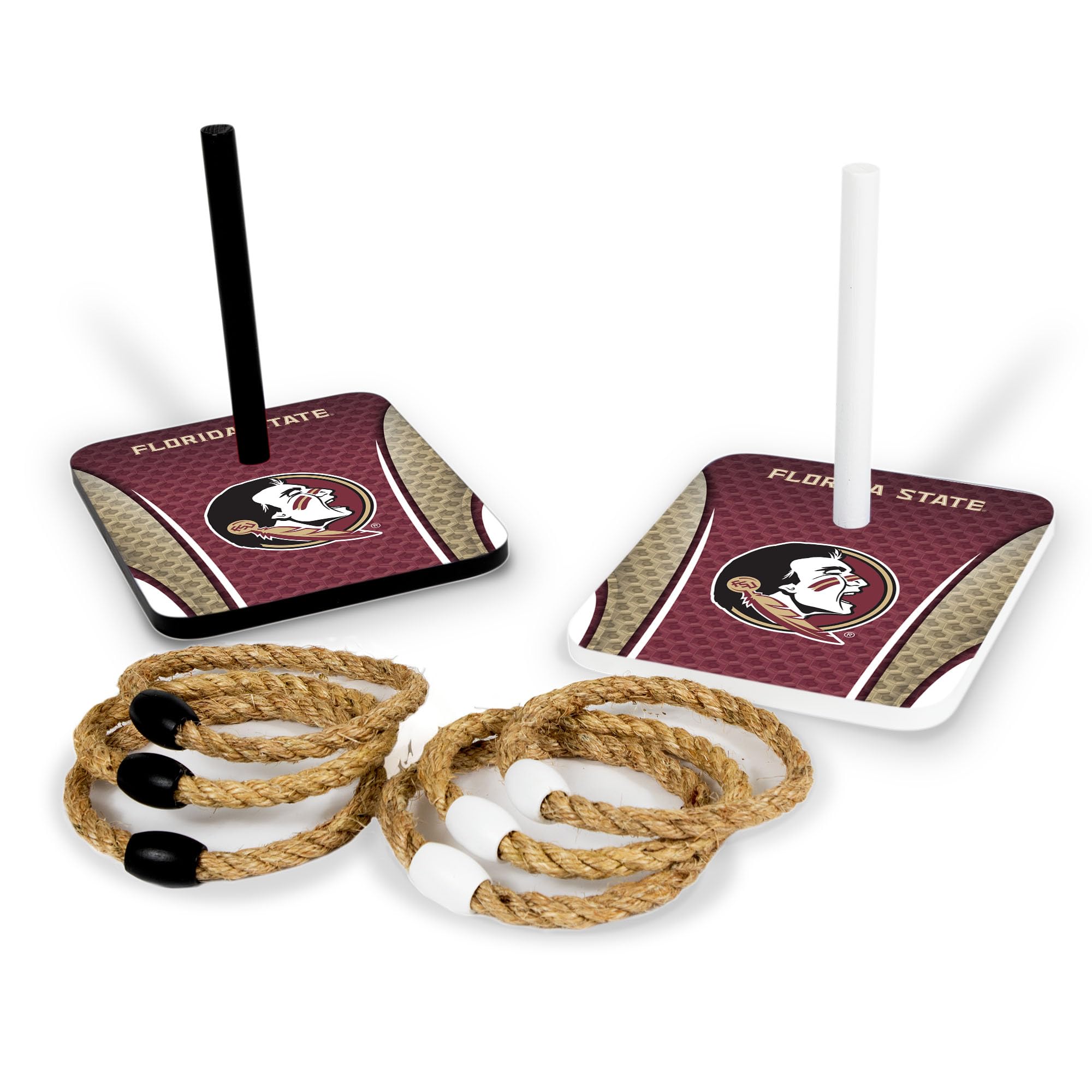 Wild Sports College Quoits Set with Direct Print HD Team Graphics – Tailgate Ring Toss Game – Great Gift for Any NCAA Fan! Ring Toss Family Outdoor Games for The Beach, BBQ, or Tailgate Party - Sports Collectibles, Sports Memorabilia, Sports Fan Shop, Sports Gifts