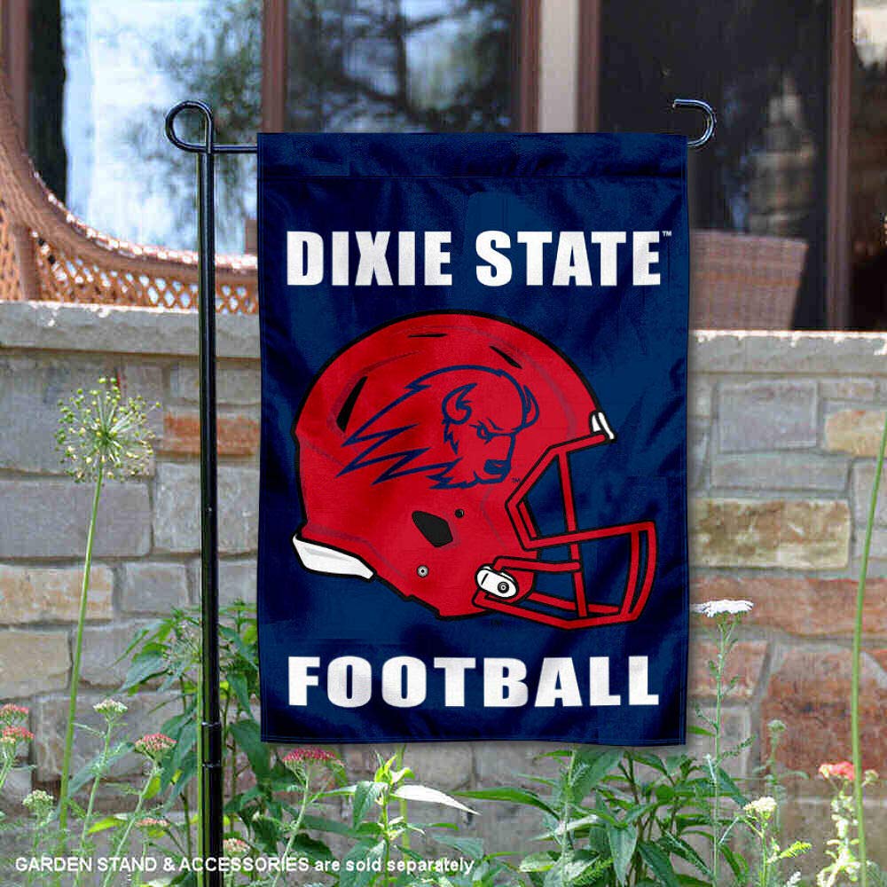 College Flags & Banners Co. Dixie State Trailblazers Football Helmet Garden Yard Flag - Sports Collectibles, Sports Memorabilia, Sports Fan Shop, Sports Gifts