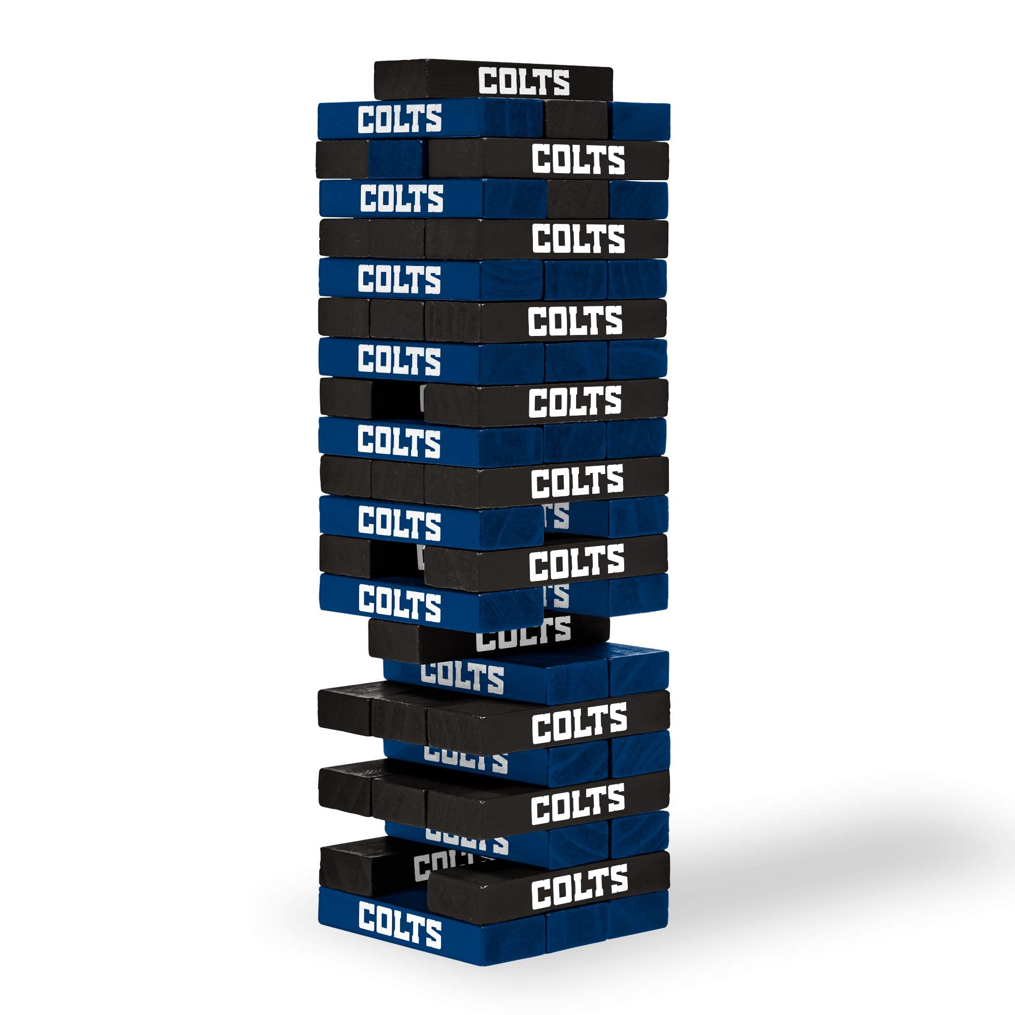 Wild Sports NFL Indianapolis Colts Table Top Stackers 3" x 1" x .5", Team Color - Sports Collectibles, Sports Memorabilia, Sports Fan Shop, Sports Gifts