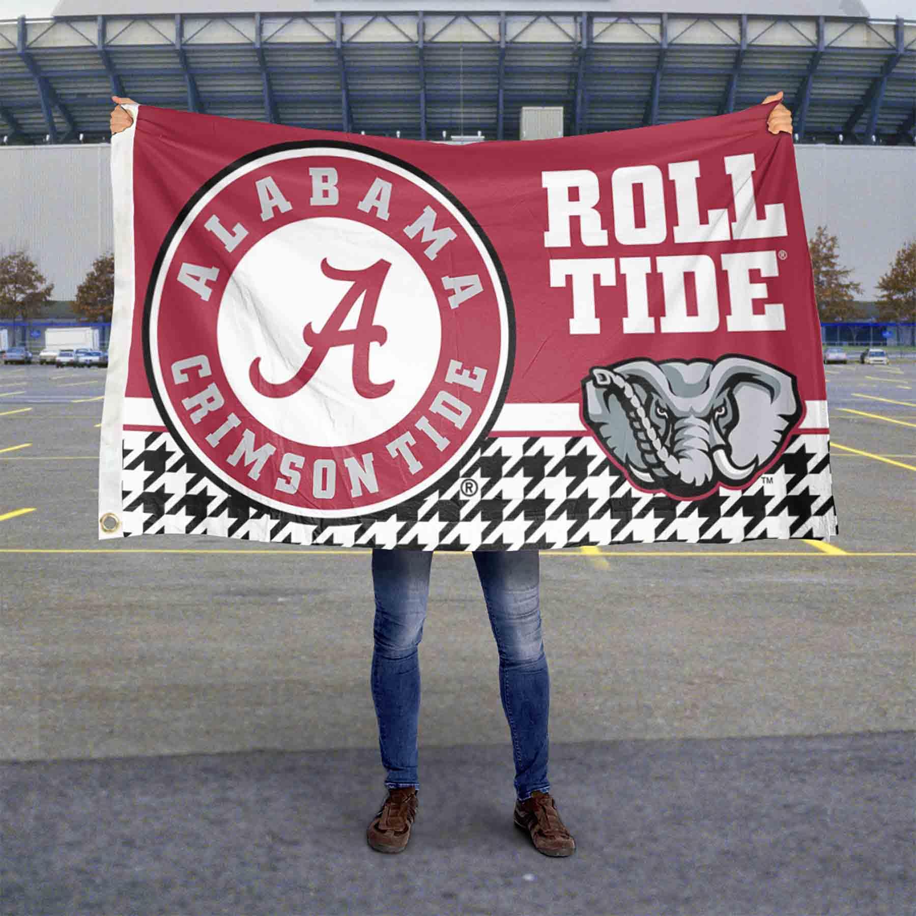 Alabama Crimson Tide 3x5 Banner Flag - Sports Collectibles, Sports Memorabilia, Sports Fan Shop, Sports Gifts