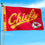 WinCraft Kansas City Chiefs Script Logo Premium Flag - Sports Collectibles, Sports Memorabilia, Sports Fan Shop, Sports Gifts