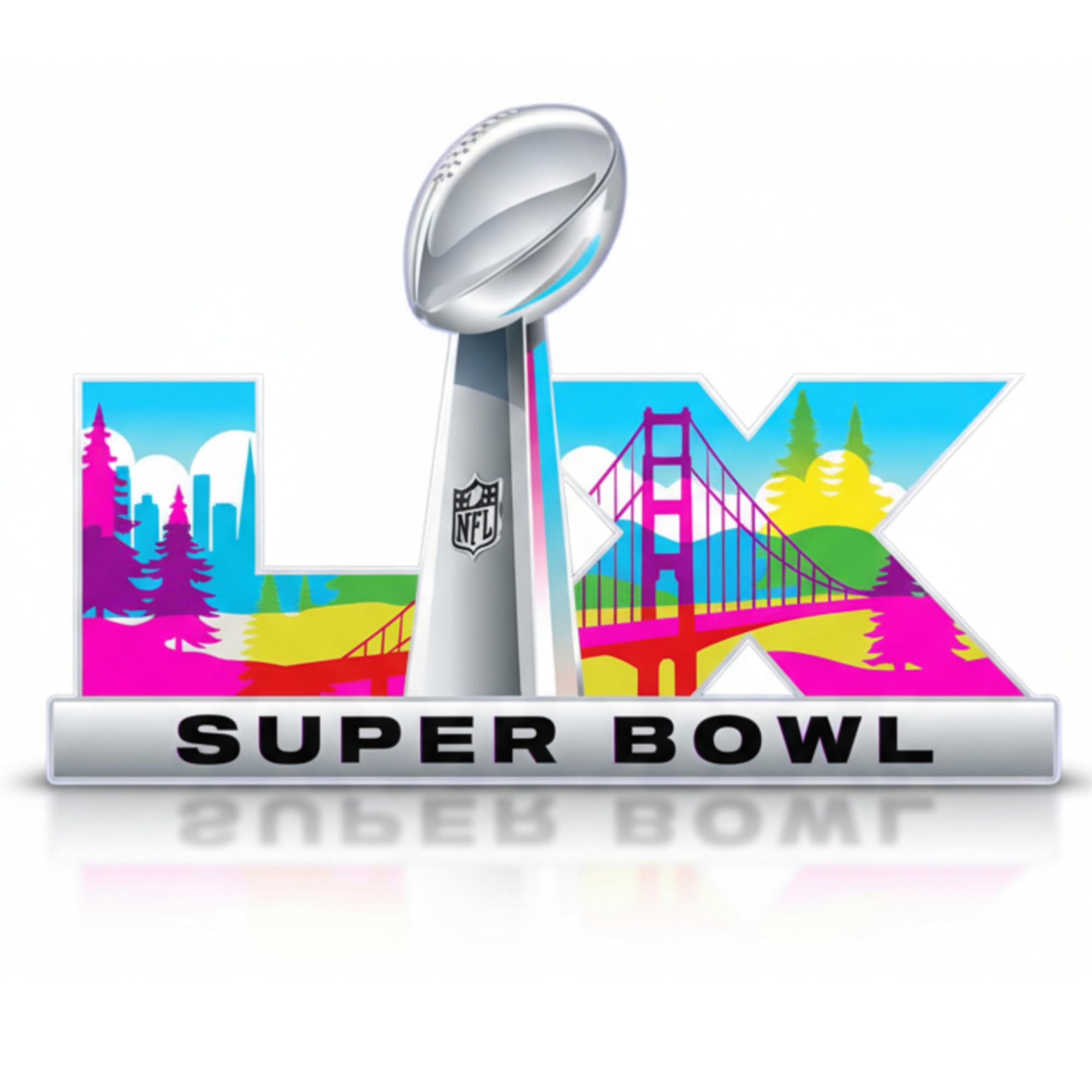 Fan Creations NFL Seattle Seahawks Super Bowl LX Champions Sign - 12" Round MDF Wood Wall Decor - Official 2026 Championship Commemorative Plaque for Man Cave, Office, Home - Sports Gifts, Sports Memorabilia, Sports Collectibles, Fan Shop