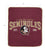 NCAA Florida State Seminoles Vintage Arch Block Ultra Soft Blanket - Sports Gifts, Sports Memorabilia, Sports Collectibles, Fan Shop