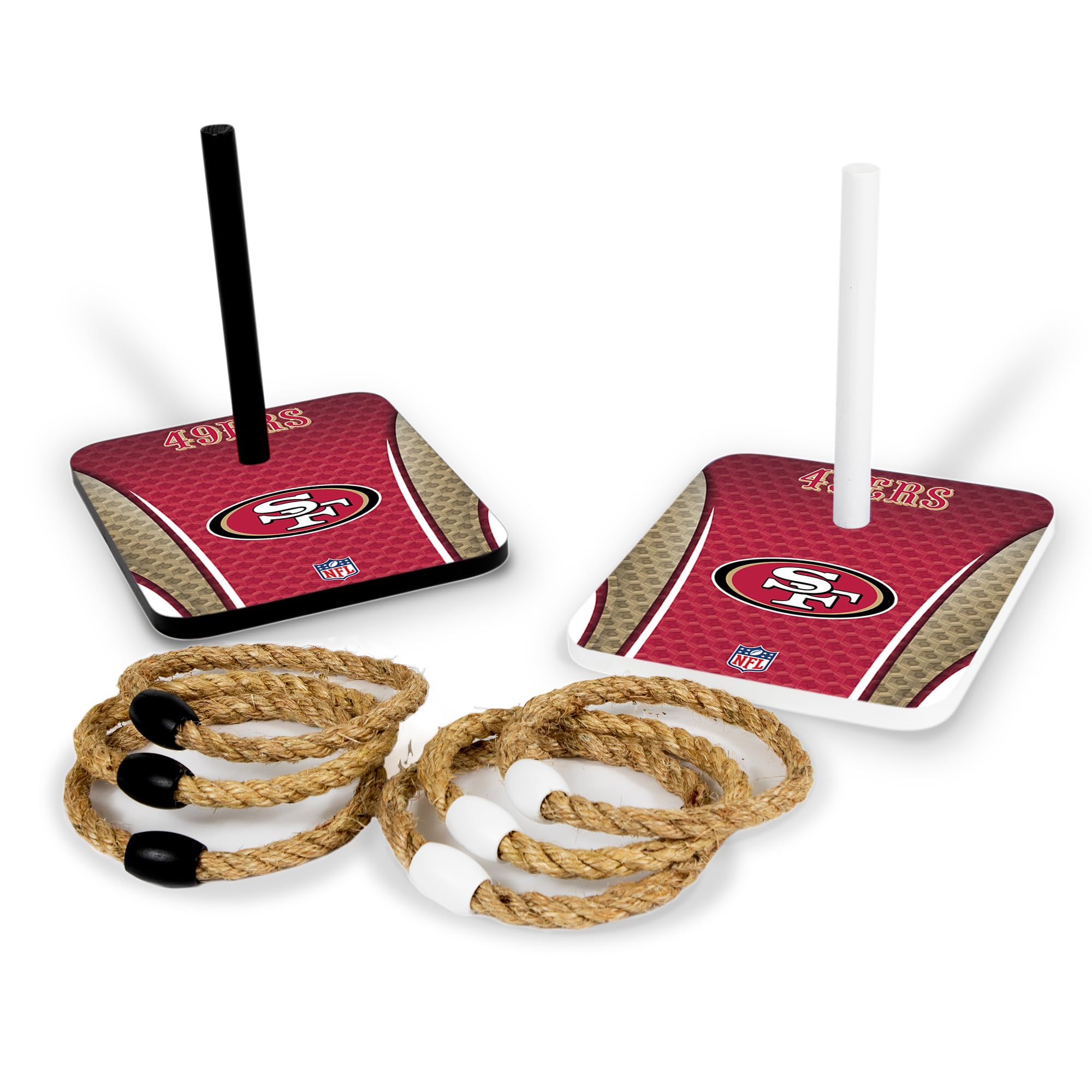 Wild Sports NFL Quoits Set with Direct Print HD Team Graphics – Tailgate Ring Toss Game – Great Gift for Any Football Fan! Ring Toss Family Outdoor Games for The Beach, BBQ, or Tailgate Party - Sports Collectibles, Sports Memorabilia, Sports Fan Shop, Sports Gifts