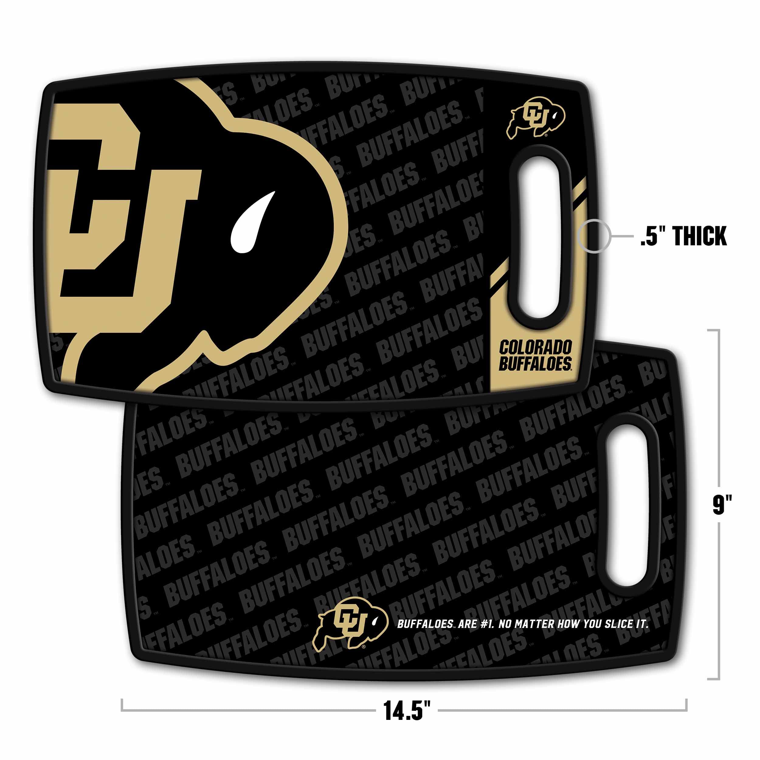 YouTheFan NCAA Colorado Buffaloes Logo Series Cutting Board - Sports Collectibles, Sports Memorabilia, Sports Fan Shop, Sports Gifts
