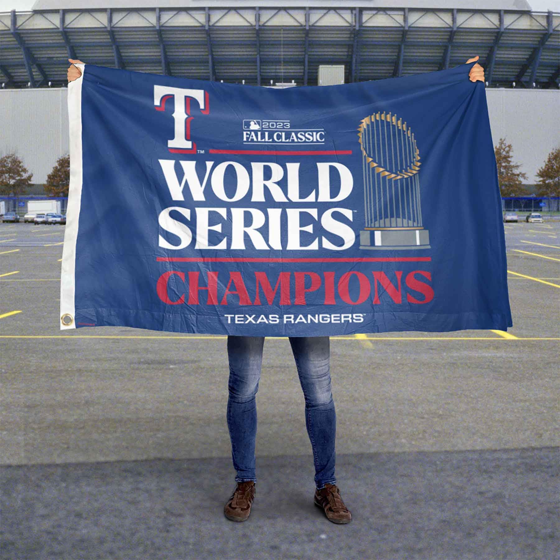 WinCraft Texas Rangers World 2023 Champions 3x5 Flag - Sports Collectibles, Sports Memorabilia, Sports Fan Shop, Sports Gifts