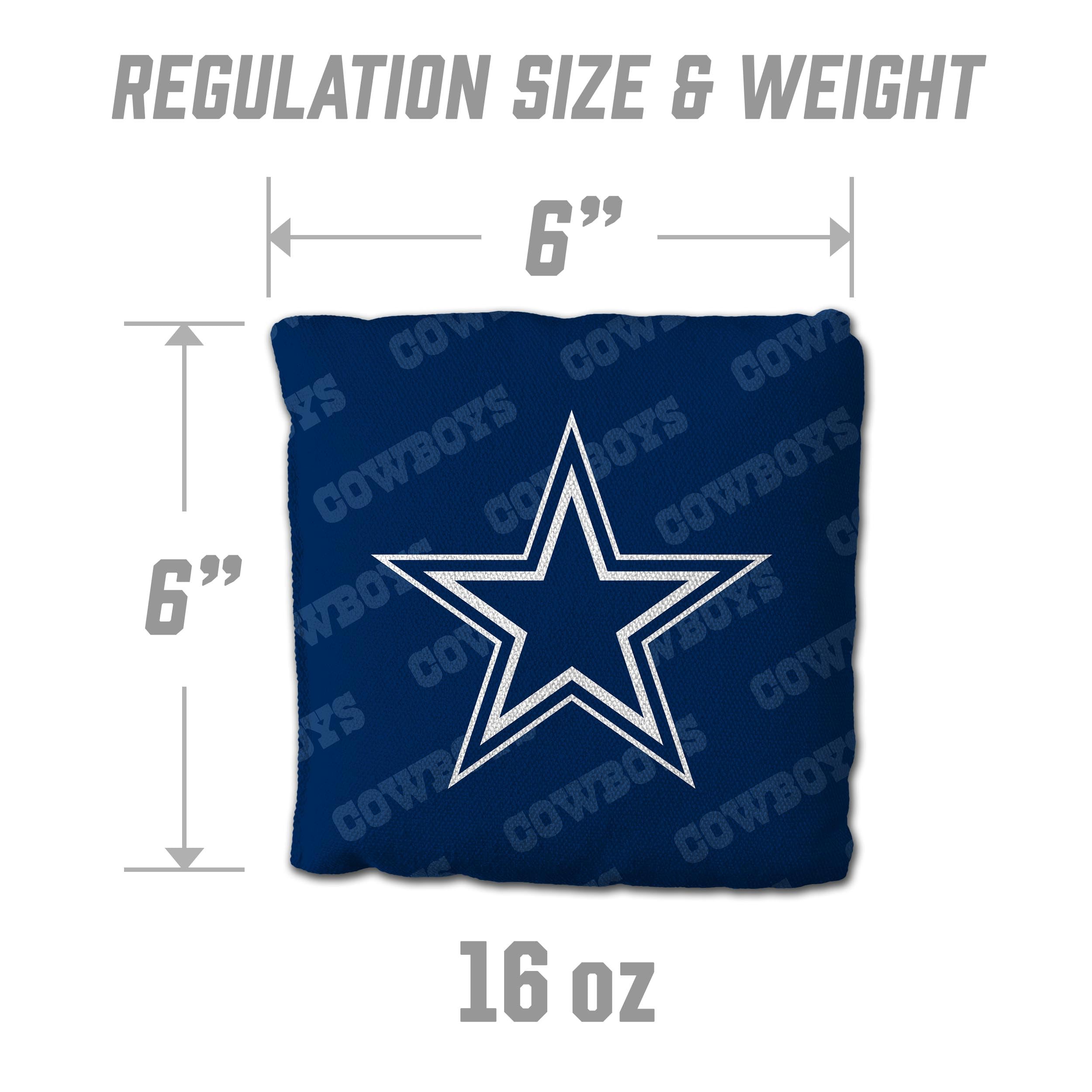 YouTheFan NFL Dallas Cowboys Cornhole Bags - 4PK - Blue - Sports Collectibles, Sports Memorabilia, Sports Fan Shop, Sports Gifts
