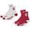 For Bare Feet NCAA Indiana Hoosiers Quarter Sock Two Pack Team Colors Large - Sports Gifts, Sports Memorabilia, Sports Collectibles, Fan Shop