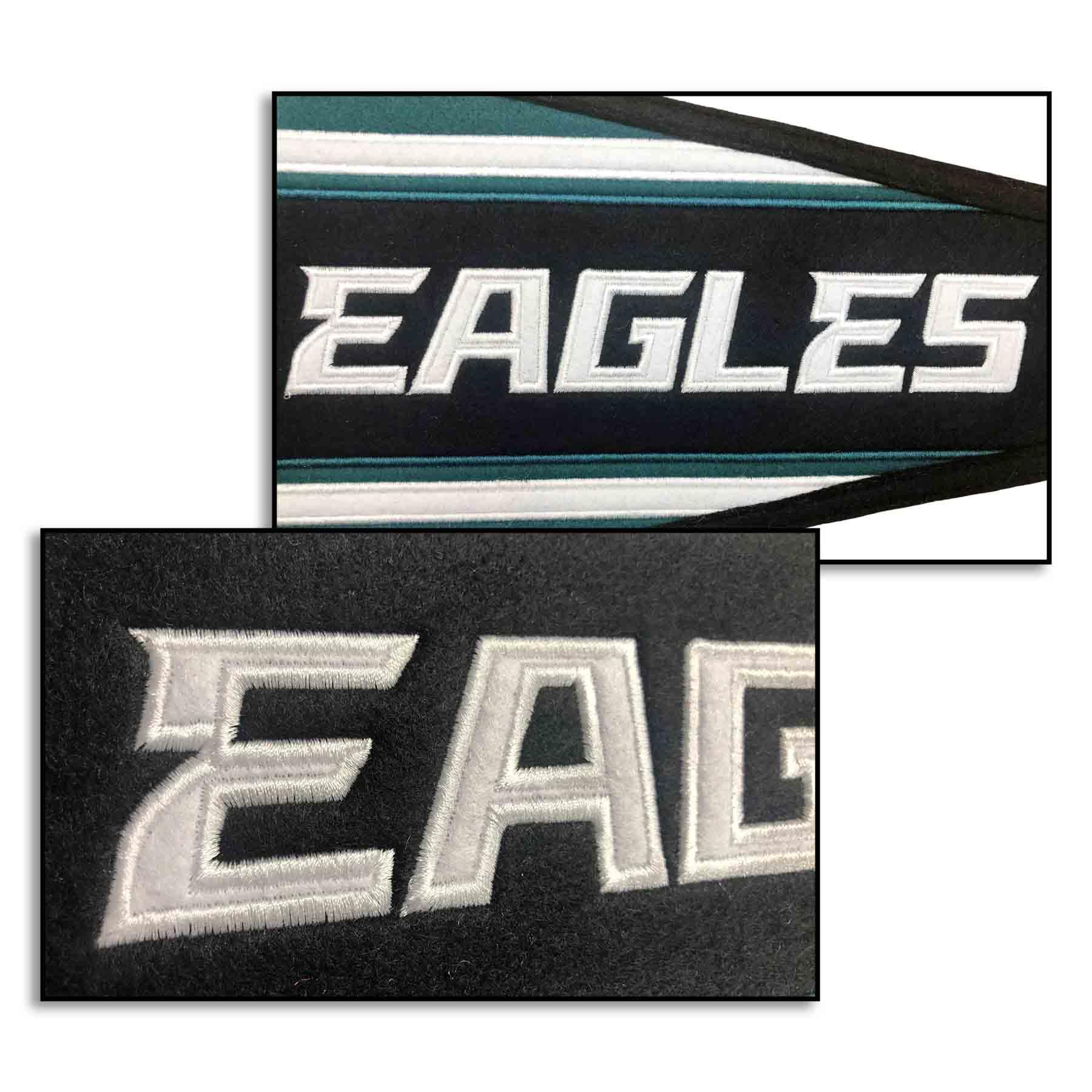 WinCraft Philadelphia Eagles Embroidered and Sewn Pennant - Sports Collectibles, Sports Memorabilia, Sports Fan Shop, Sports Gifts