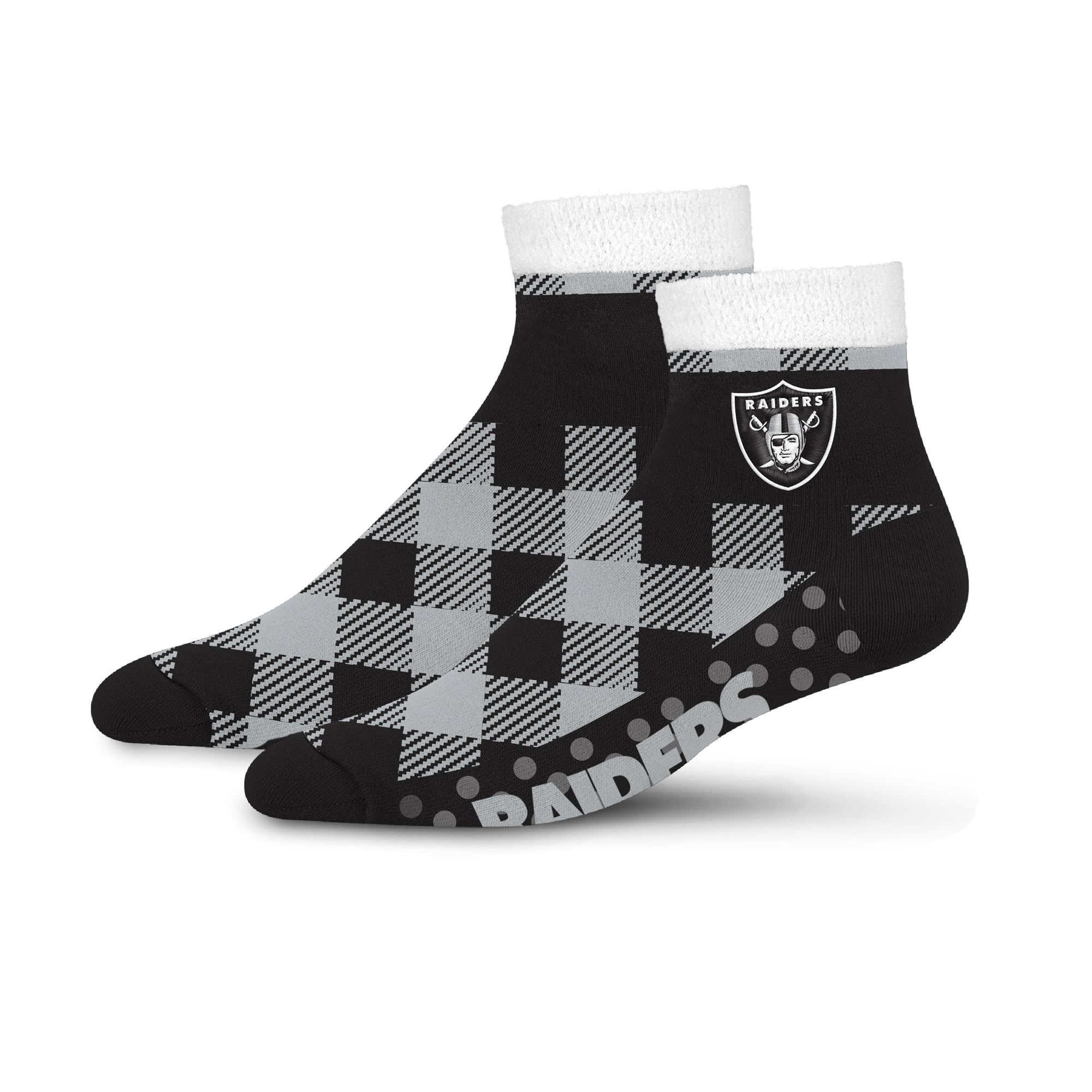 For Bare Feet NFL LAS VEGAS RAIDERS Cozy Buff Plush Cabin Sock Team Color OSFM - Sports Gifts, Sports Memorabilia, Sports Collectibles, Fan Shop