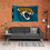 WinCraft Jacksonville Jaguars Printed Header 3x5 Foot Banner Flag - Sports Collectibles, Sports Memorabilia, Sports Fan Shop, Sports Gifts