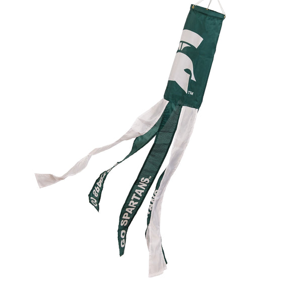 College Flags & Banners Co. Michigan State Spartans Sparty Head Windsock - Sports Collectibles, Sports Memorabilia, Sports Fan Shop, Sports Gifts