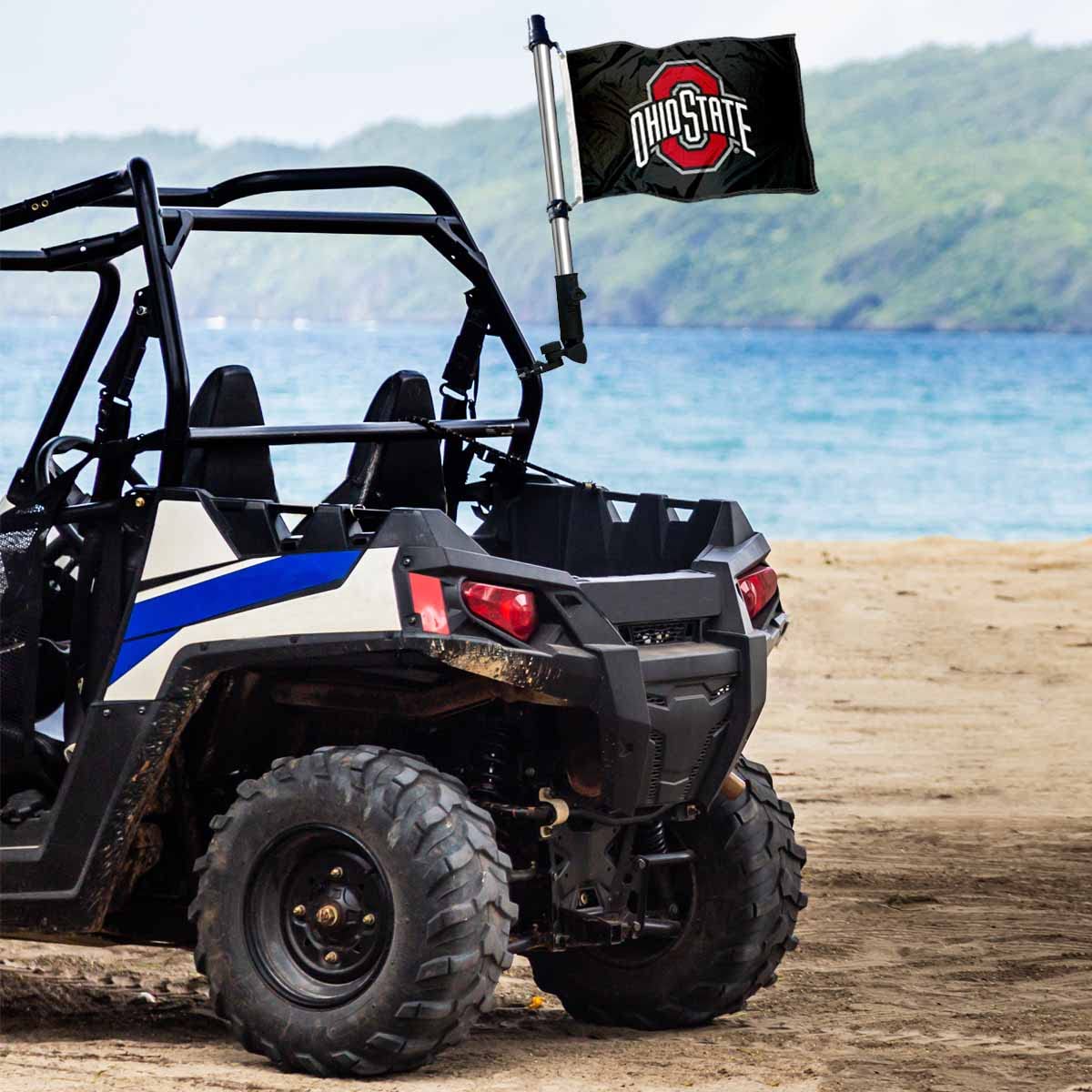 College Flags & Banners Co. Ohio State Buckeyes Boat and Nautical Flag - Sports Collectibles, Sports Memorabilia, Sports Fan Shop, Sports Gifts
