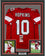 Framed Autographed/Signed DeAndre Hopkins 35x39 Arizona Red Football Jersey JSA COA
