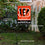 WinCraft Bengals Garden Flag with Stand Holder - Sports Collectibles, Sports Memorabilia, Sports Fan Shop, Sports Gifts