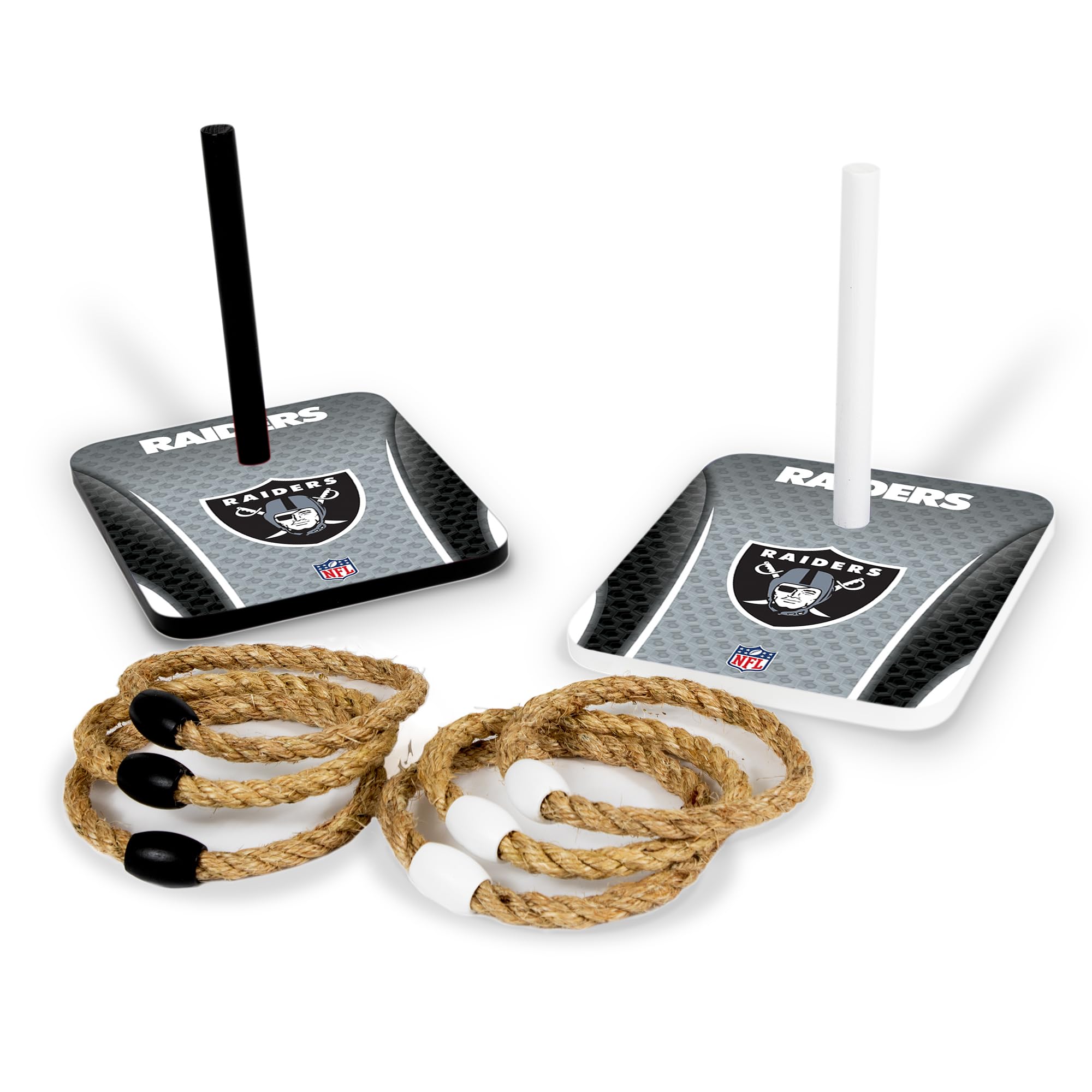 Wild Sports NFL Quoits Set with Direct Print HD Team Graphics – Tailgate Ring Toss Game – Great Gift for Any Football Fan! Ring Toss Family Outdoor Games for The Beach, BBQ, or Tailgate Party - Sports Collectibles, Sports Memorabilia, Sports Fan Shop, Sports Gifts