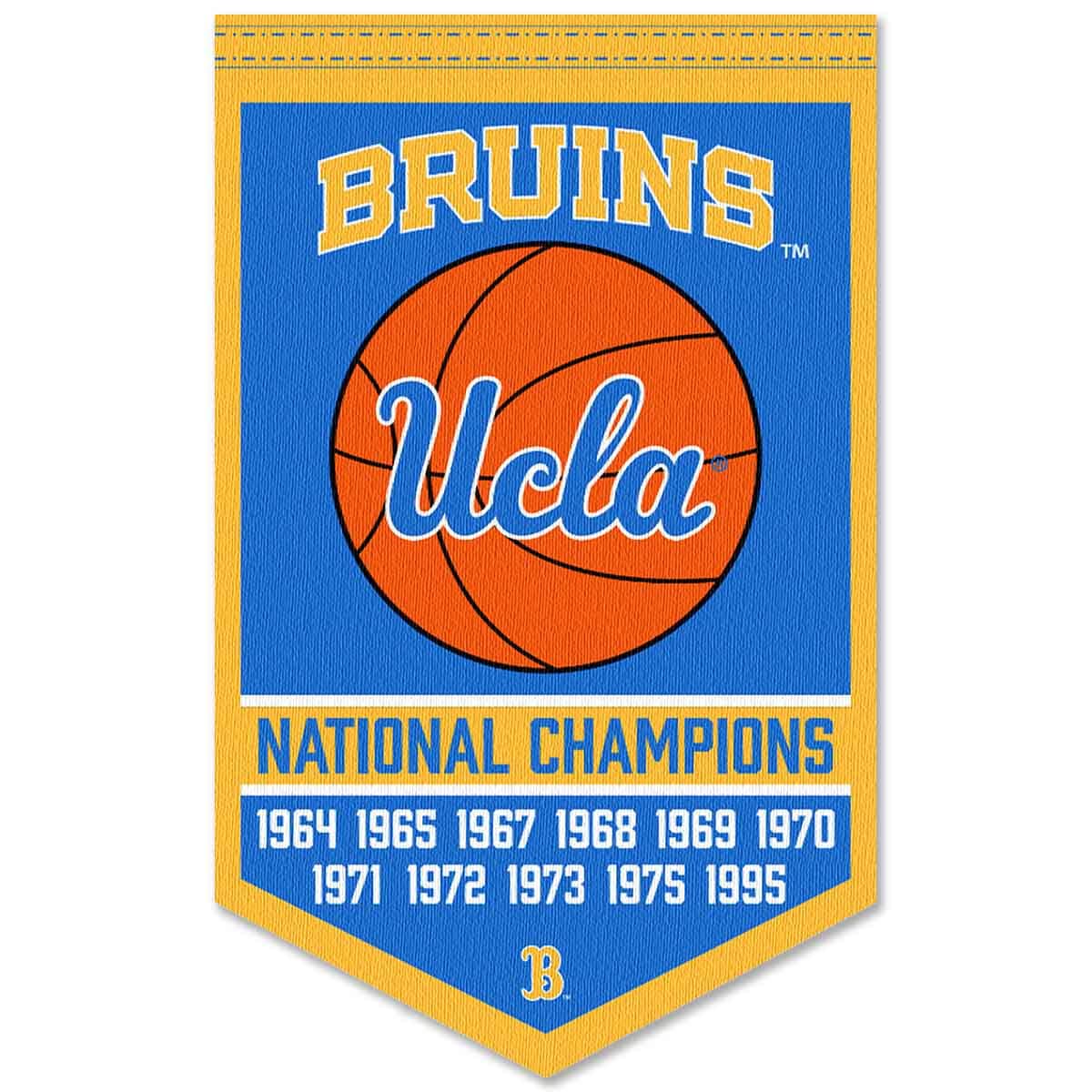 Bruins Basketball Championship Banner - Sports Collectibles, Sports Memorabilia, Sports Fan Shop, Sports Gifts